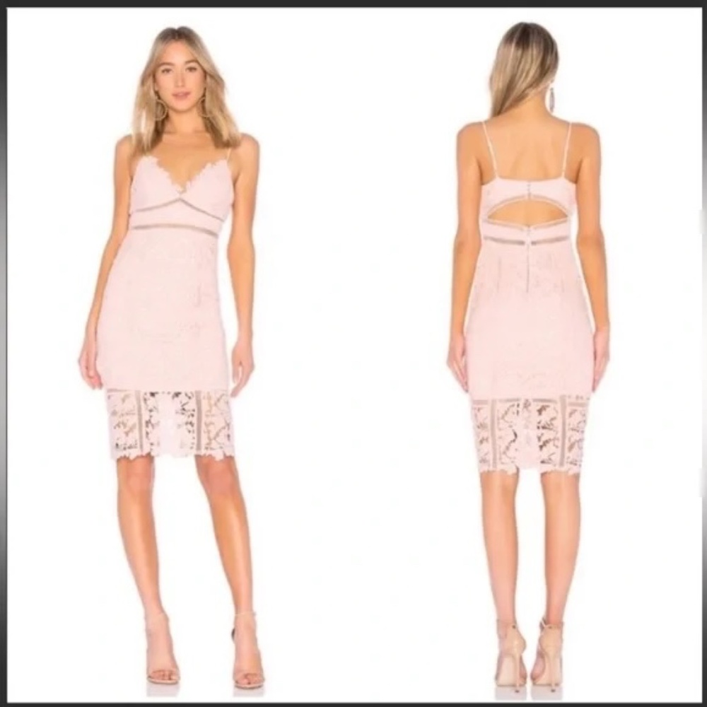 Bardot Botanica Lace Cutout Midi Dress